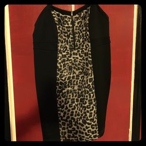 Torrid black leopard dress